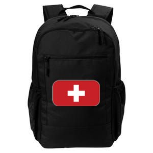 Switzerland Flag Soccer Team World Cup 2022 Swiss Flag Daily Commute Backpack