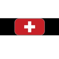 Switzerland Flag Soccer Team World Cup 2022 Swiss Flag Bumper Sticker