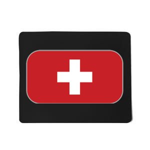 Switzerland Flag Soccer Team World Cup 2022 Swiss Flag Mousepad