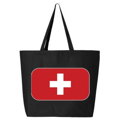 Switzerland Flag Soccer Team World Cup 2022 Swiss Flag 25L Jumbo Tote