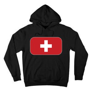 Switzerland Flag Soccer Team World Cup 2022 Swiss Flag Tall Hoodie