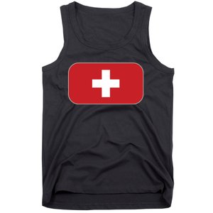 Switzerland Flag Soccer Team World Cup 2022 Swiss Flag Tank Top