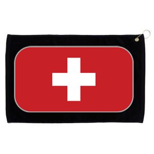 Switzerland Flag Soccer Team World Cup 2022 Swiss Flag Grommeted Golf Towel