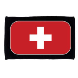 Switzerland Flag Soccer Team World Cup 2022 Swiss Flag Microfiber Hand Towel