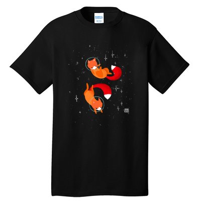 Space Foxes Tall T-Shirt