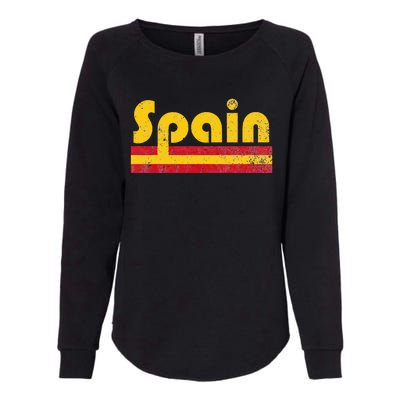 Spanish Flag Spain Pride Roots Heritage Womens California Wash Sweatshirt