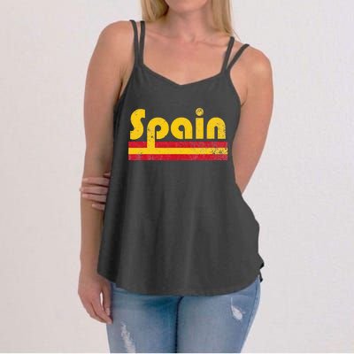 Spanish Flag Spain Pride Roots Heritage Women's Strappy Tank