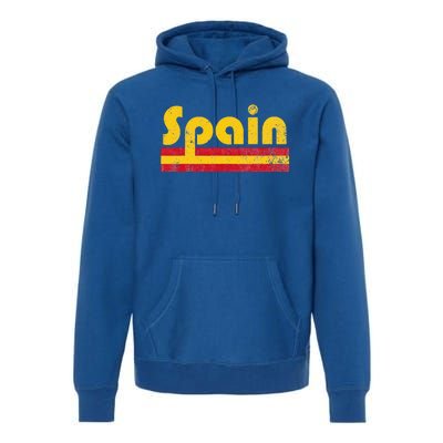 Spanish Flag Spain Pride Roots Heritage Premium Hoodie