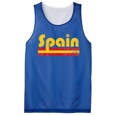 Spanish Flag Spain Pride Roots Heritage Mesh Reversible Basketball Jersey Tank