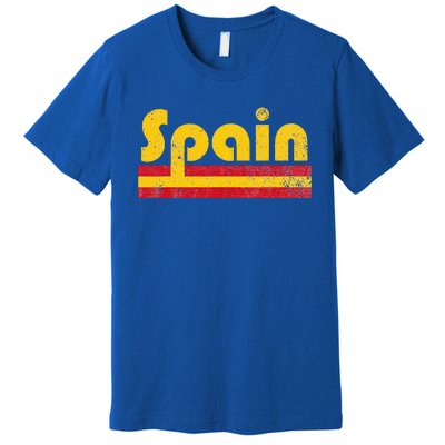 Spanish Flag Spain Pride Roots Heritage Premium T-Shirt