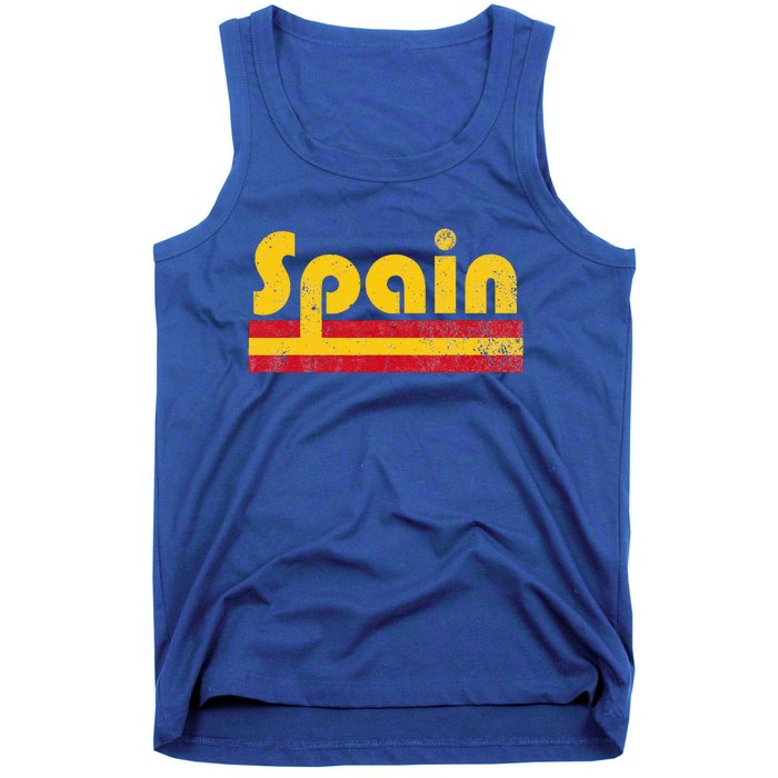 Spanish Flag Spain Pride Roots Heritage Tank Top