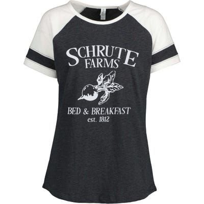 Schrute Farms Enza Ladies Jersey Colorblock Tee