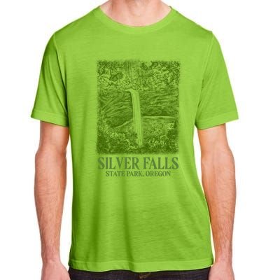 Silver Falls State Park Oregon Adult ChromaSoft Performance T-Shirt