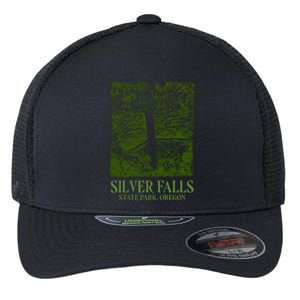 Silver Falls State Park Oregon Flexfit Unipanel Trucker Cap