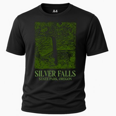 Silver Falls State Park Oregon Cooling Performance Crew T-Shirt