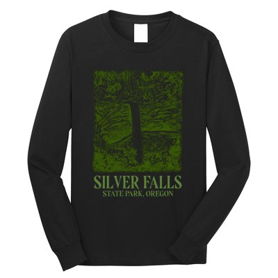 Silver Falls State Park Oregon Long Sleeve Shirt