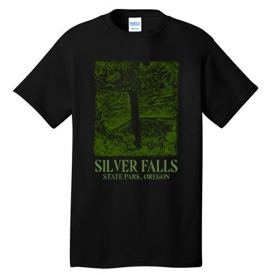 Silver Falls State Park Oregon Tall T-Shirt