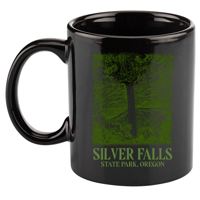 Silver Falls State Park Oregon 11oz C Handle Ceramic Mug