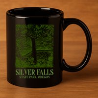 Silver Falls State Park Oregon 11oz C Handle Ceramic Mug