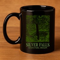 Silver Falls State Park Oregon 11oz C Handle Ceramic Mug