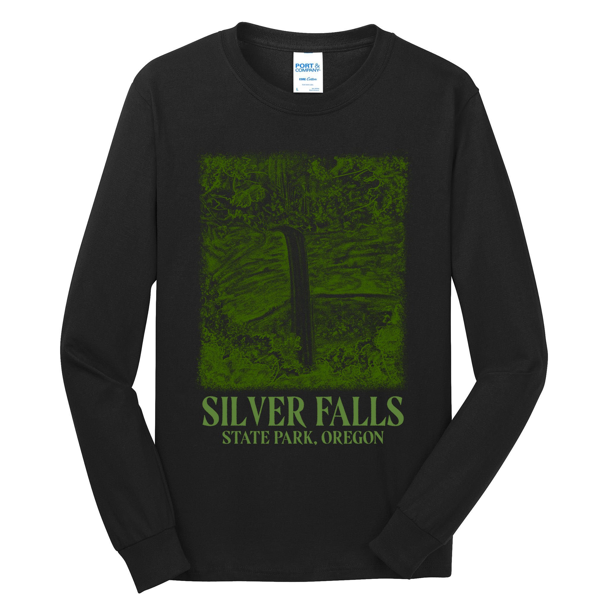 Silver Falls State Park Oregon Tall Long Sleeve T-Shirt