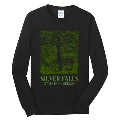 Silver Falls State Park Oregon Tall Long Sleeve T-Shirt