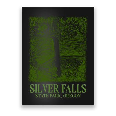 Silver Falls State Park Oregon Poster