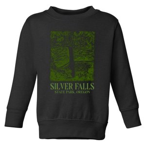 Silver Falls State Park Oregon Toddler Sweatshirt