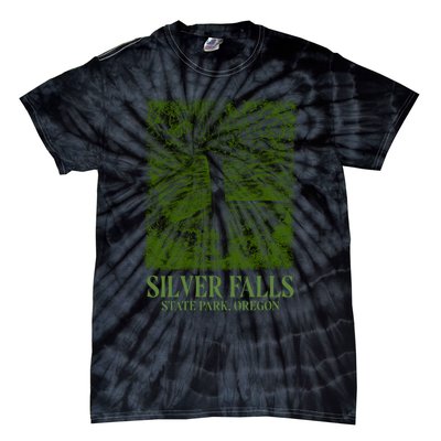 Silver Falls State Park Oregon Tie-Dye T-Shirt