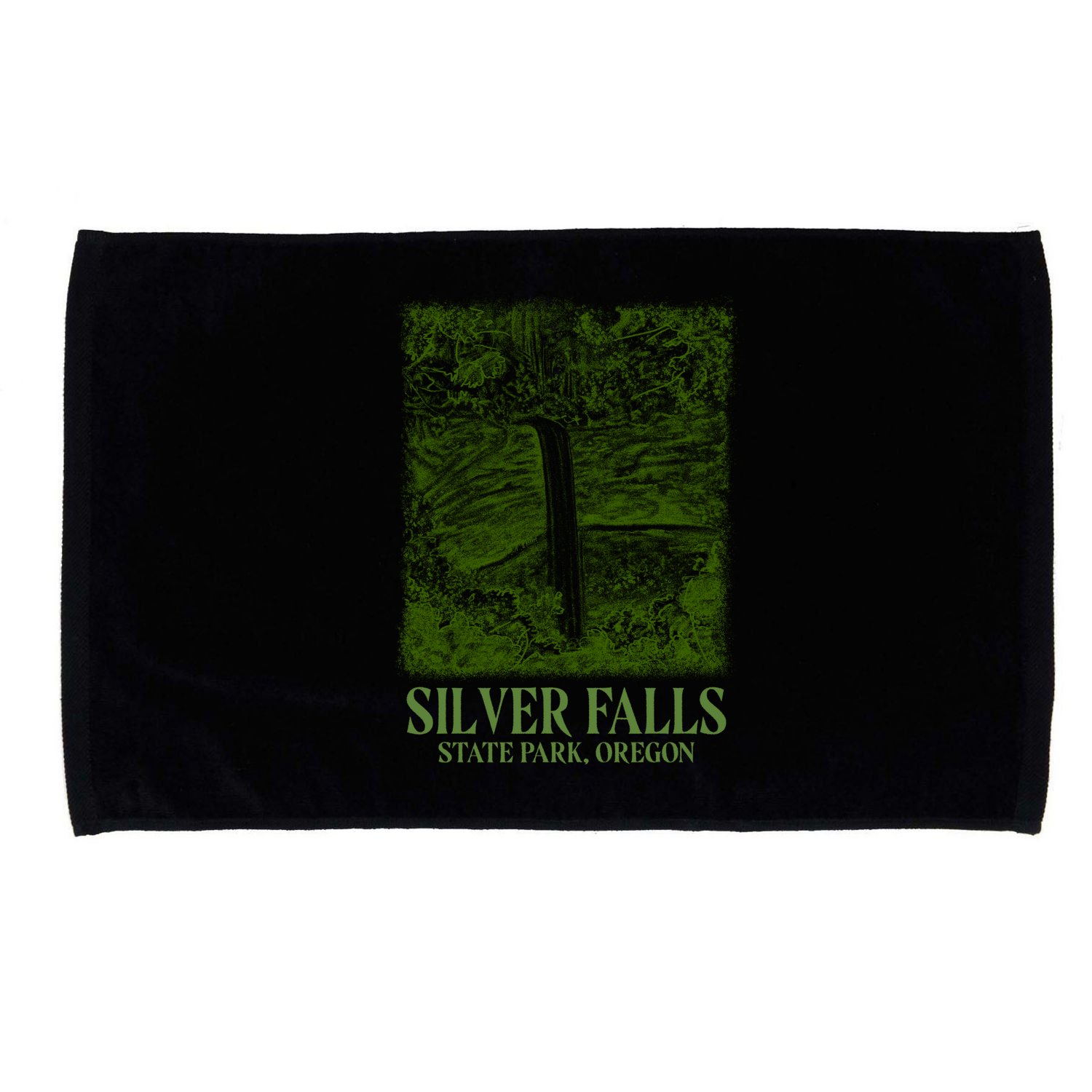 Silver Falls State Park Oregon Microfiber Hand Towel