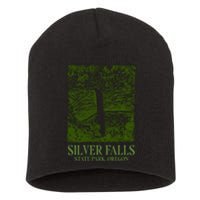 Silver Falls State Park Oregon Short Acrylic Beanie