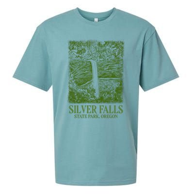 Silver Falls State Park Oregon Sueded Cloud Jersey T-Shirt