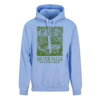 Silver Falls State Park Oregon Unisex Surf Hoodie