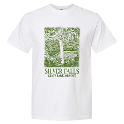 Silver Falls State Park Oregon Garment-Dyed Heavyweight T-Shirt