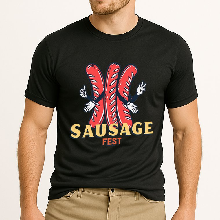 Sausage Fest Sausage Cooling Performance Crew T-Shirt