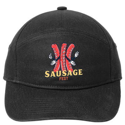 Sausage Fest Sausage 7-Panel Snapback Hat