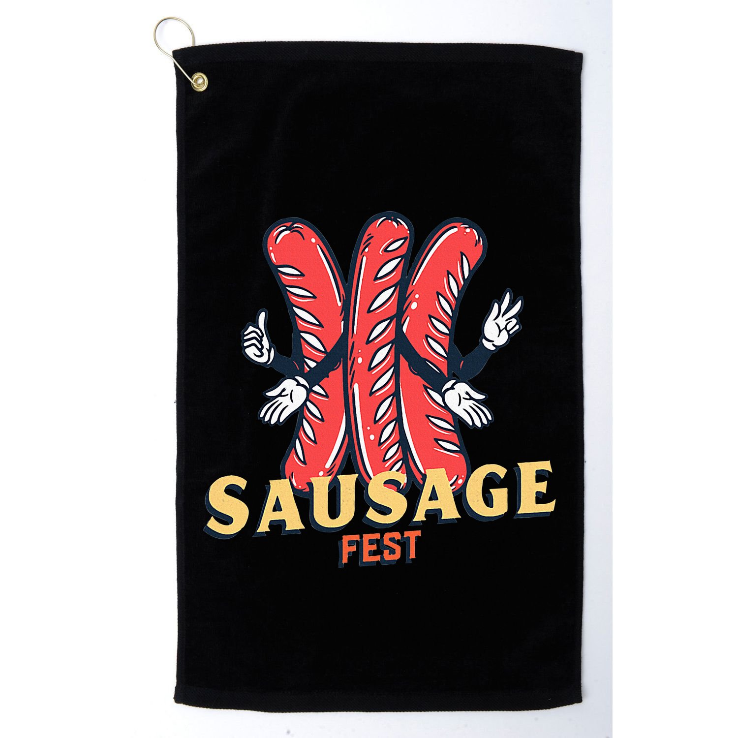Sausage Fest Sausage Golf Towel