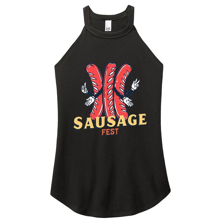 Sausage Fest Sausage Women's Perfect Tri Rocker Tank