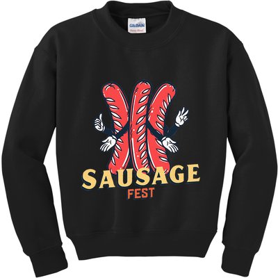 Sausage Fest Sausage Kids Sweatshirt