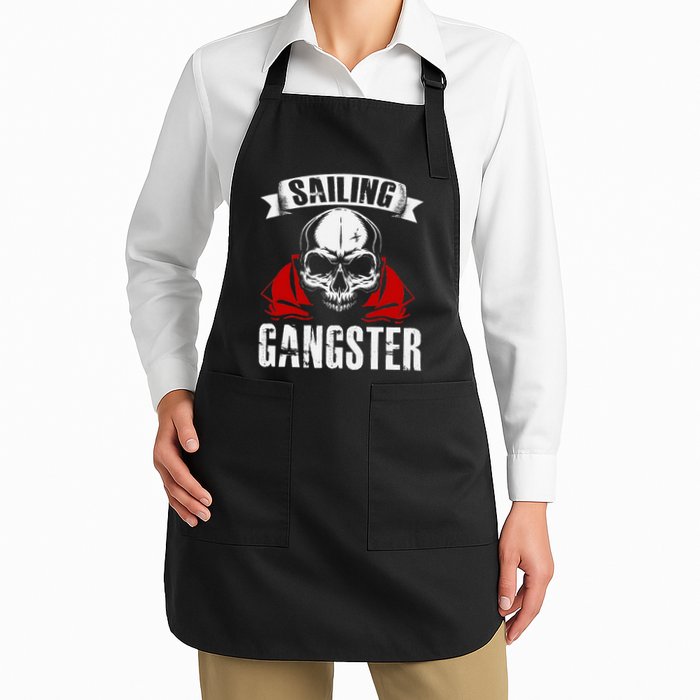 Sailing Funny Sailing Gangster Quote Sailor Sailboat Apron
