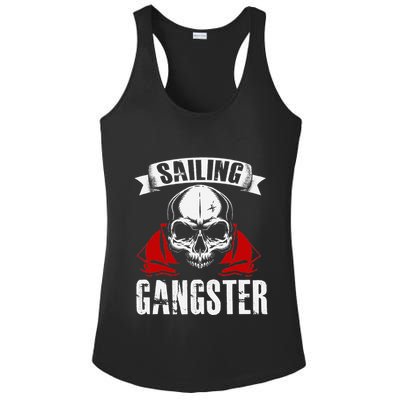 Sailing Funny Sailing Gangster Quote Sailor Sailboat Ladies PosiCharge Competitor Racerback Tank