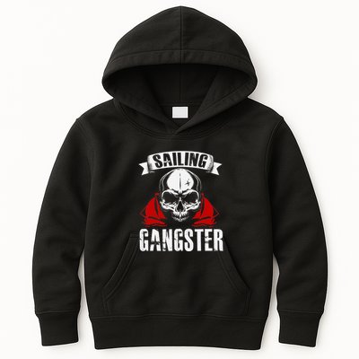 Sailing Funny Sailing Gangster Quote Sailor Sailboat Kids Hoodie