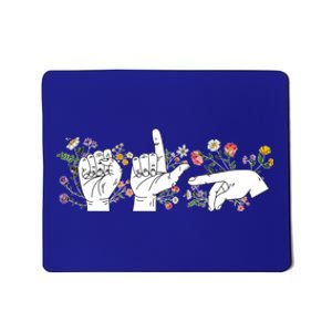 Slp Flower Speech Language Therapist Gift Mousepad