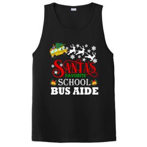 SantaS Favorite School Bus Aide Christmas Pajama Cool Gift PosiCharge Competitor Tank