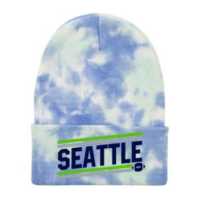 Seattle Football Tie Dye 12in Knit Beanie