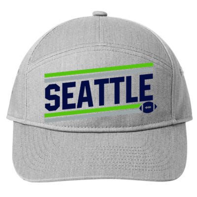 Seattle Football 7-Panel Snapback Hat