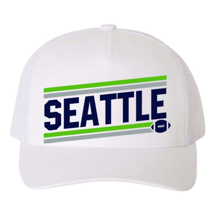 Seattle Football Yupoong Adult 5-Panel Trucker Hat