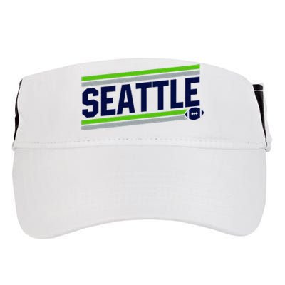 Seattle Football Adult Drive Performance Visor