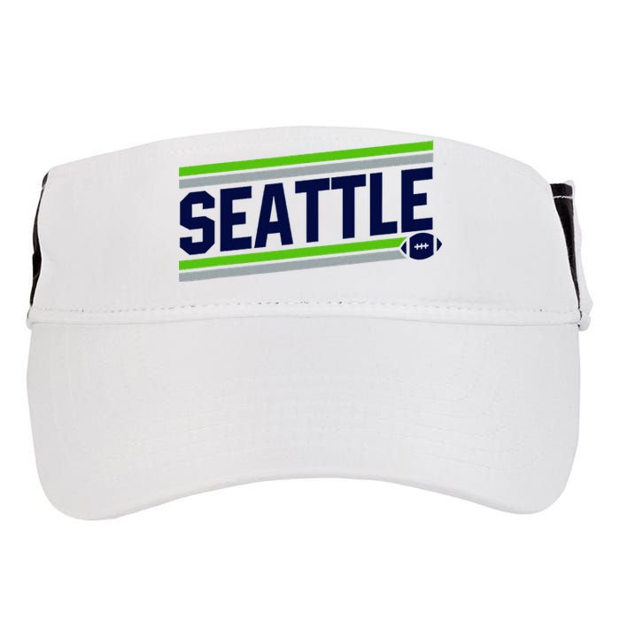 Seattle Football Adult Drive Performance Visor