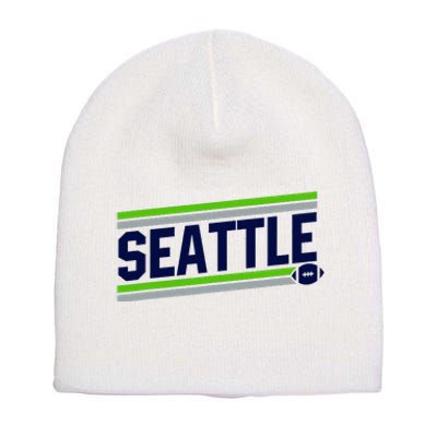 Seattle Football Short Acrylic Beanie